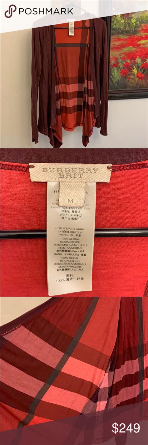 burberry brit waterfall cardigan|Burberry her fragrance.